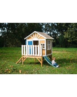 Wooden children's house with panels Masgames FLAM