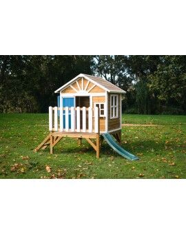 Wooden children's house with panels Masgames FLAM