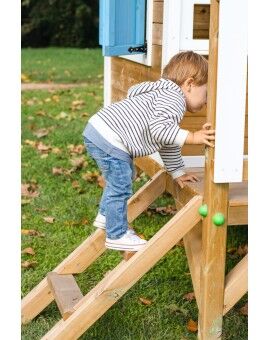 Wooden children's house with panels Masgames FLAM