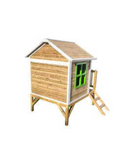 Wooden children's playhouse made of panels Masgames FLAM raised 60 cm