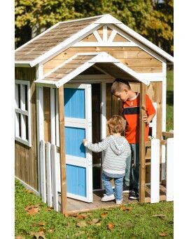 Wooden children's house with panels Masgames OLDEN