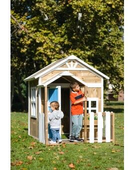 Wooden children's house with panels Masgames OLDEN