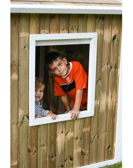 Wooden children's house with panels Masgames OLDEN