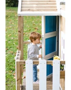 Wooden children's house with panels Masgames OLDEN