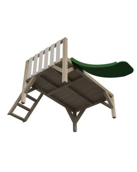 Wooden playhouse Masgames LOLLIPOP Elevated blue