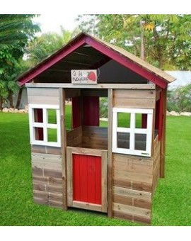 Wooden playhouse Masgames STRAWBERRY DELUXE XL