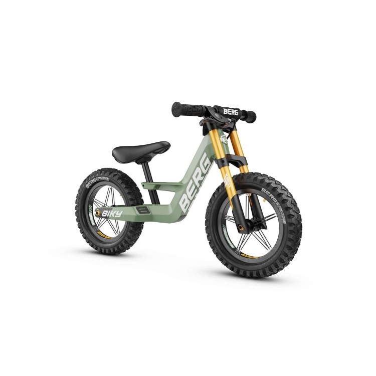 BERG BIKY Cross Green Balance Bike with Handbrake