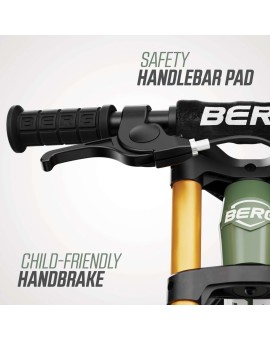 BERG BIKY Cross Green Balance Bike with Handbrake