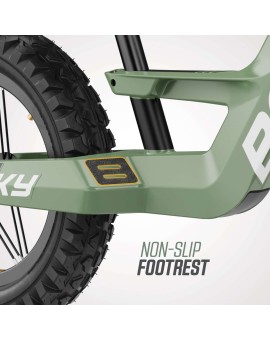 BERG BIKY Cross Green Balance Bike with Handbrake