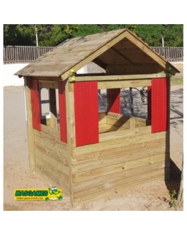 Wooden playhouse Masgames SCHOOL Paint