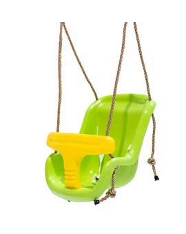 MASGAMES KIBO XL double round wooden swing + baby seat