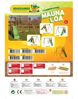 Masgames MAUNA LOA L playground (round wood)