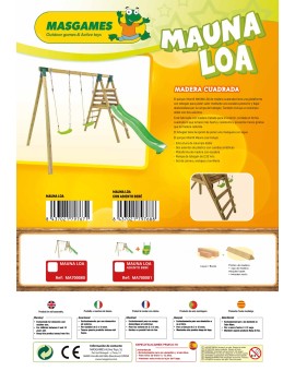 Masgames MAUNA LOA L playground (square wood)