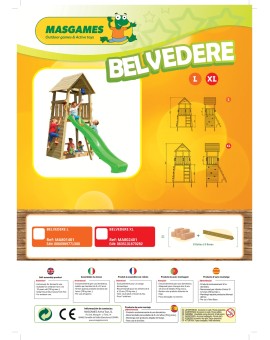 Masgames BELVEDERE L playground with Challenger