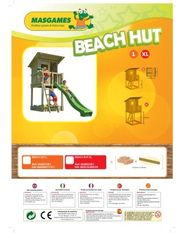 Masgames BEACH HUT L playground with swing