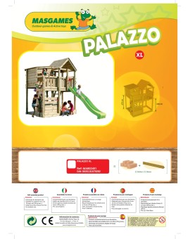 Masgames PALAZZO XL playground with Challenger