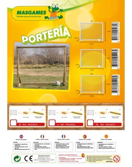 Wooden goal MASGAMES M
