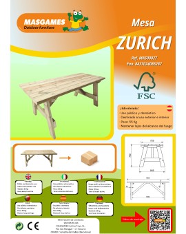 MASGAMES ZURICH outdoor table