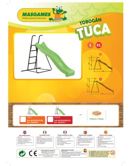 Metal slide Masgames TUCA XL