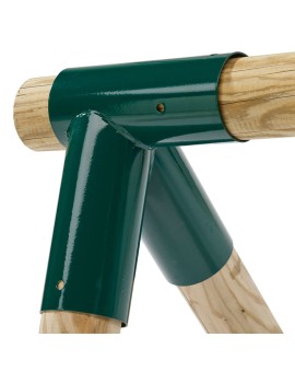 Straight Steel Corner for Swings with Round Posts