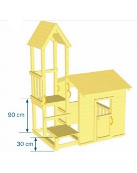 Masgames LOOKOUT M playground with double Swing