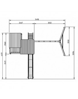 Masgames PALAZZO XL playground with swing