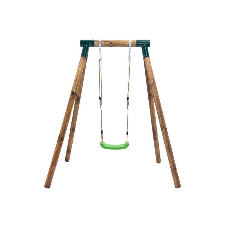 Single round wood swing Masgames KILA L