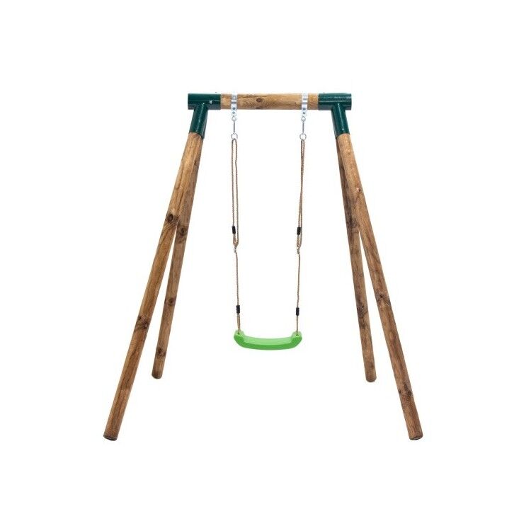 Single round wood swing Masgames KILA L