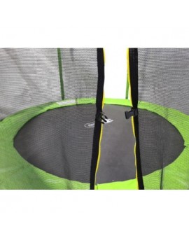 MASGAMES FORCE 244 trampoline with protective net, ladder and anchors