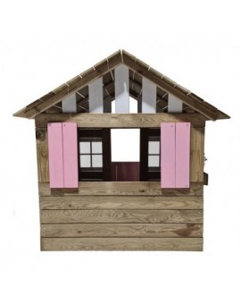 Wooden playhouse Masgames LOLLIPOP XL Pink