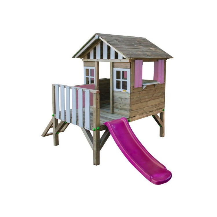 Wooden playhouse Masgames LOLLIPOP Elevated pink