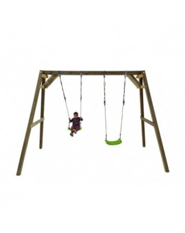 Double square wood swing Masgames XYLO XL