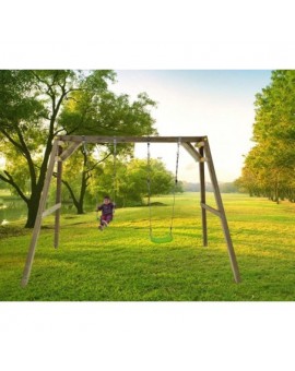 Double square wood swing Masgames XYLO XL