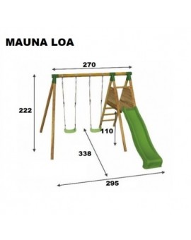 Masgames MAUNA LOA L playground (round wood)