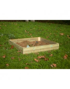 Wooden sandbox Masgames OBEN with wood cover