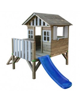 Wooden playhouse Masgames LOLLIPOP Elevated white