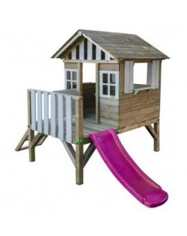 Wooden playhouse Masgames LOLLIPOP Elevated white
