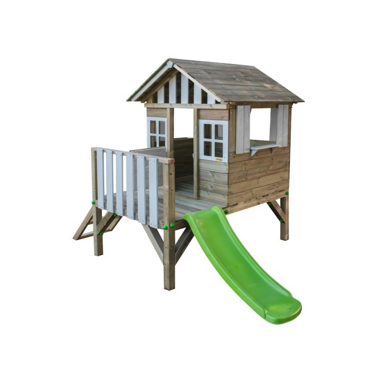 Wooden playhouse Masgames LOLLIPOP Elevated white