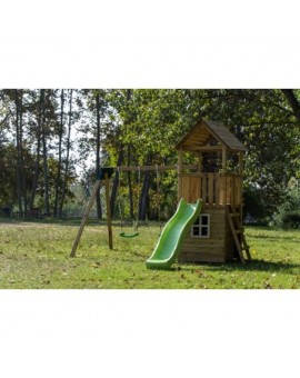 Masgames TIBIDABO XL playground with playhouse and swing