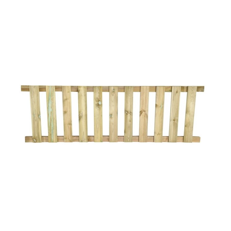 Wooden fence Masgames STRAIGHT 80