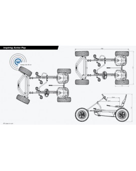 BERG Duo Coaster BFR Pedal Quadricycle