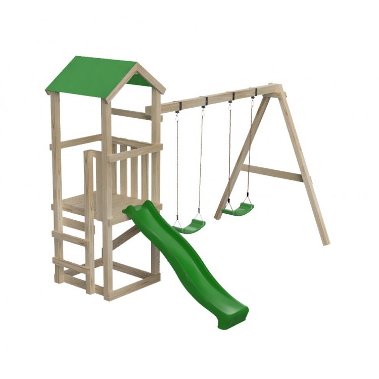 Masgames CARLIT M playground canvas roof with double swing