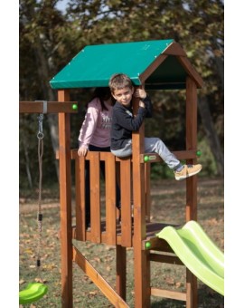 Masgames CARLIT M playground canvas roof with double swing