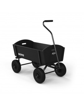 BERG Beach Wagon L Black Wheelbarrow