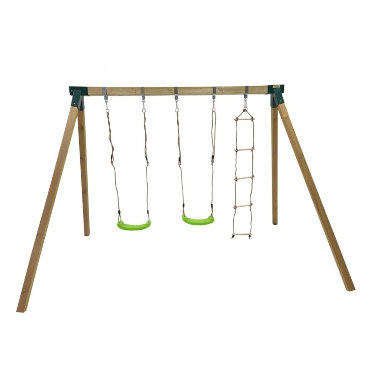 Double square wood swing Masgames YUA XL