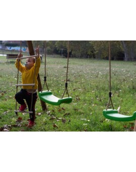 Double square wood swing Masgames YUA XL