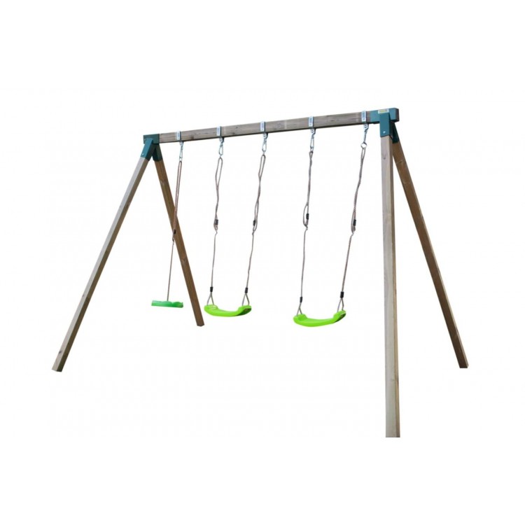 Double square wood swing Masgames KAI XL