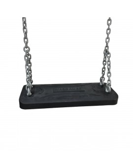 Single round wood swing Masgames FUJI Adults (rubber and chains)