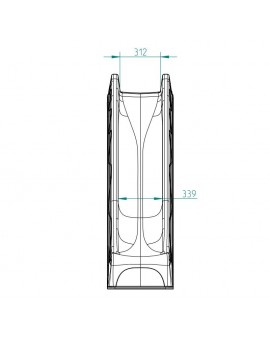 Slide ramp MASGAMES XL (height 150 cm)