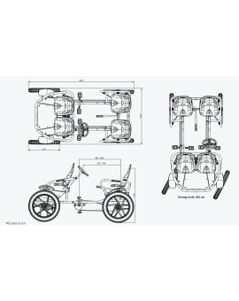 BERG Grand Tour Racer Pedal Quadricycle